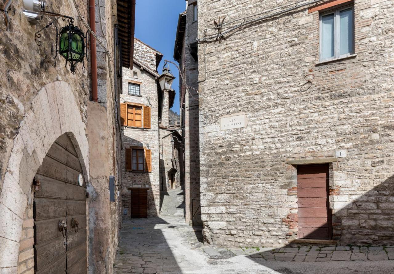 Dimora Casina Dell'Abbondanza Apartamento Gubbio Exterior foto